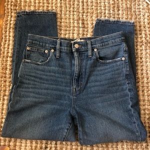 Madewell High-Rise Slim Crop Boyjean